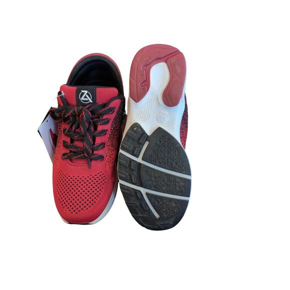 Men's Zebo Walking Athletic Sneakers Red and Black Great Condition Size 11 - Picture 6 of 8